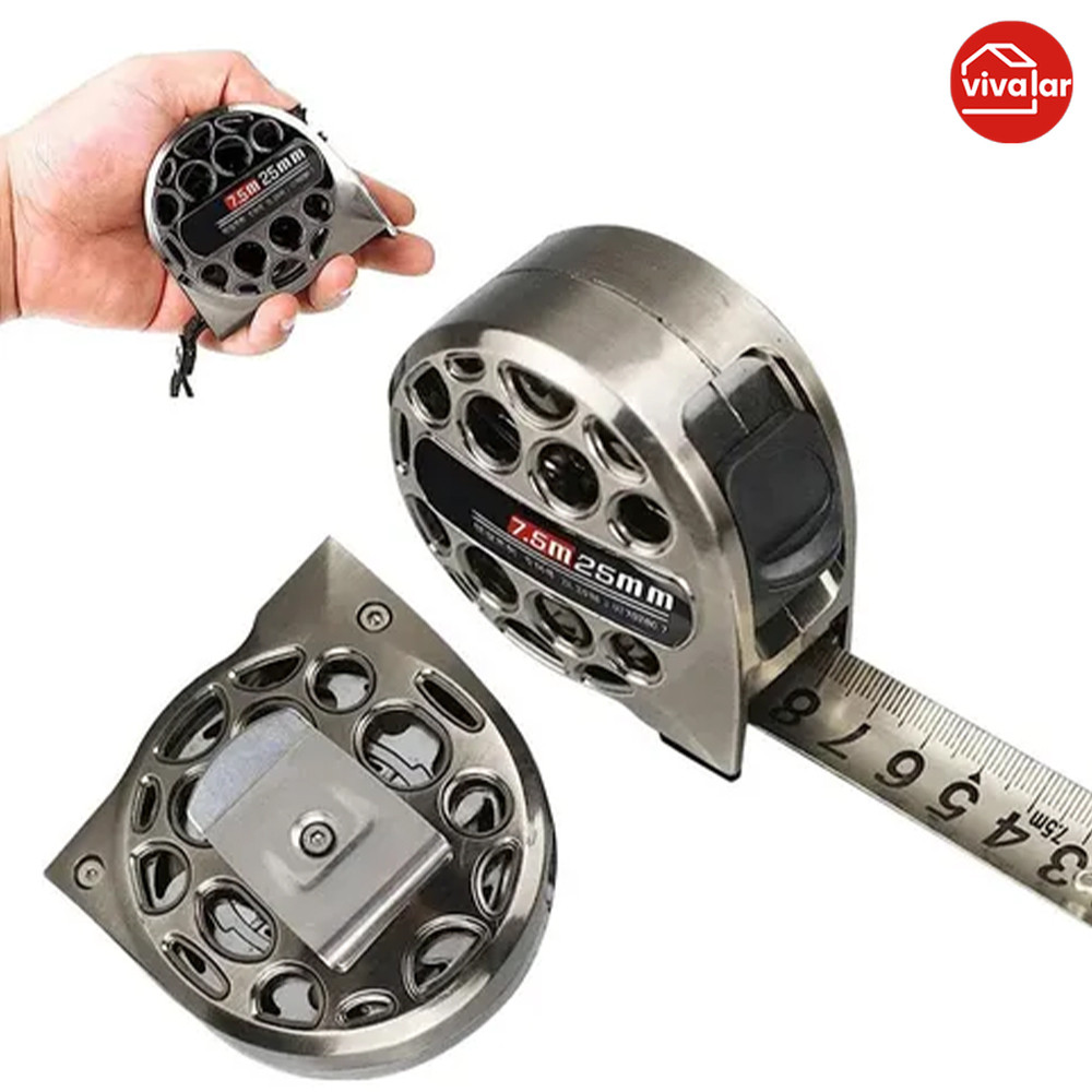 Fita Aço Inoxidável Reforçada Impermeável Anti-queda Precisão para Construção e Lar em Oferta na Shopee