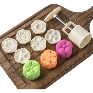 Conjunto de moldes de sobremesa de alta qualidade com padrão de flor e molde de flor