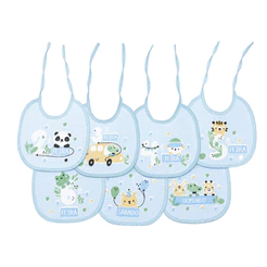 Kit Babador Semaninha Menino Papi Impermeável 07 Peças