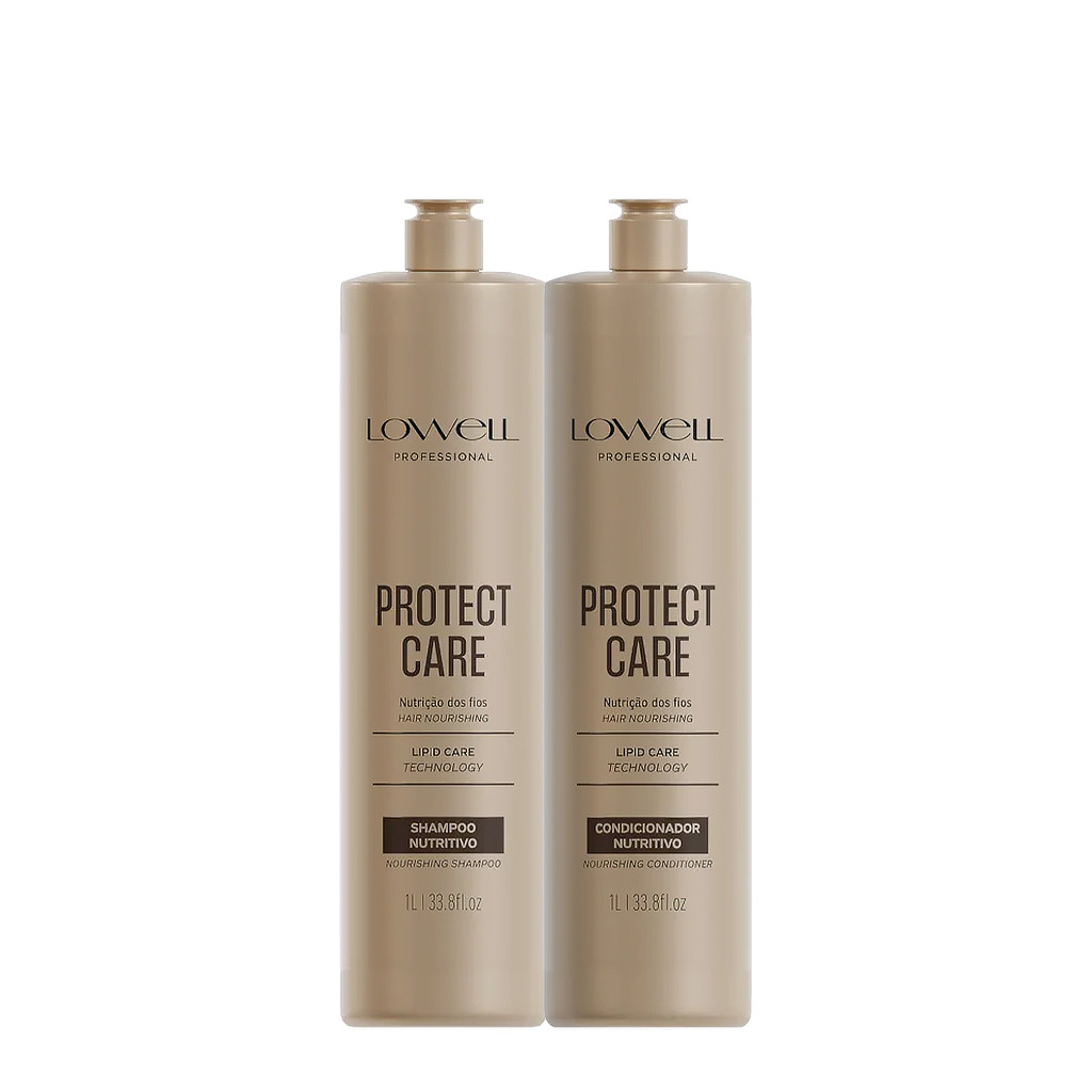 Kit Lowell Protect Care Nutritivo Salon (2 produtos) em Oferta na Shopee