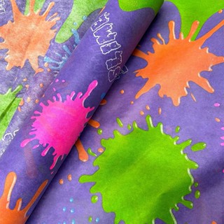 Tnt Estampado Slime Violeta 1m x 1,40m em Oferta na Shopee