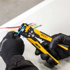 Alicate Corte Desencapador Crimpador De Fios 8 203mm Vonder