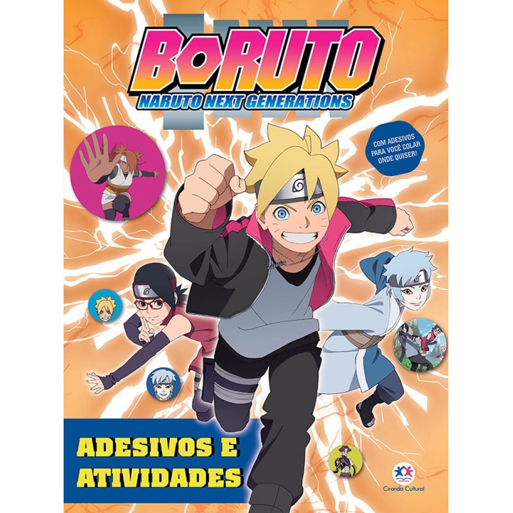 Livro Adesivos Boruto - Adesivos e Atividades