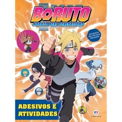 Livro Adesivos Boruto - Adesivos e Atividades