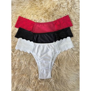 KIT com 7 CALCINHAS DE RENDA LATERAL CONFORTO LINGERIE MODA ÍNTIMA em Oferta na Shopee