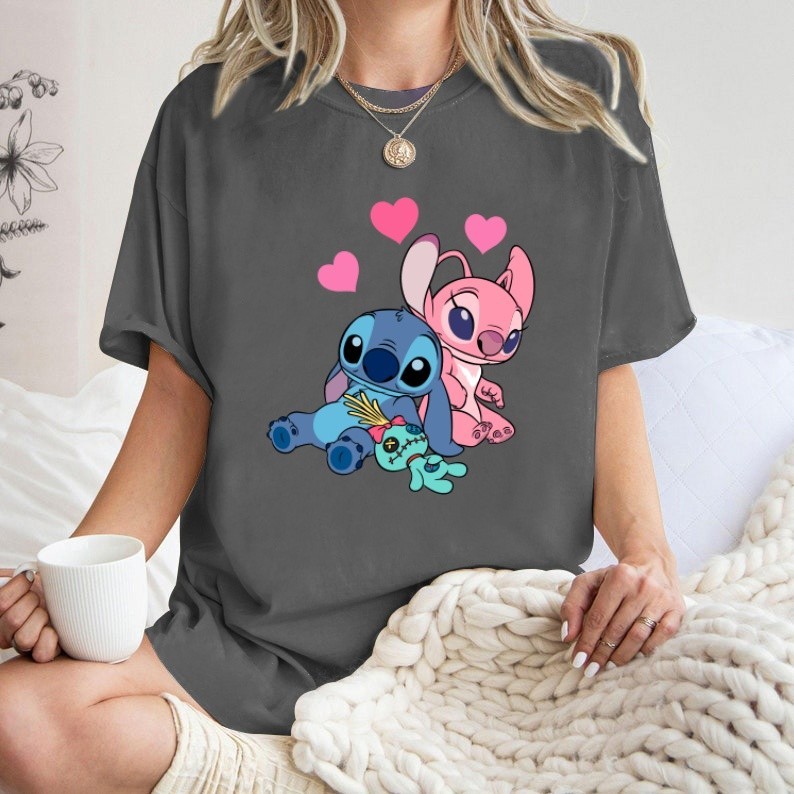 [Camiseta Premium Algodão Puro]LA Camiseta blusa t-shirt feminina tendencia moda feminina Stitch vários modelos roupa#73