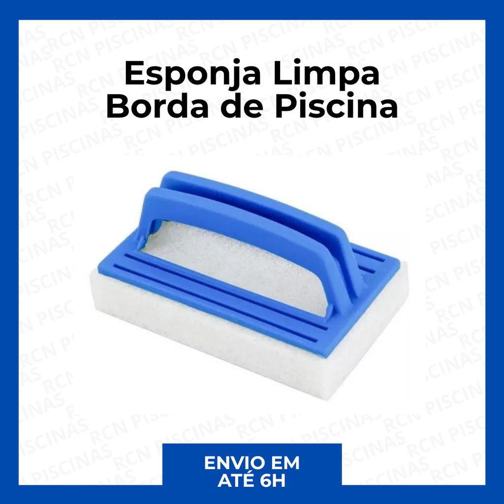 Esponja Limpa Bordas Piscina Pegador Passe Limp
