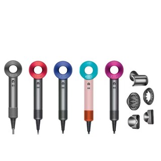 Secador de Cabelo Iônico Secagem Rápida Ar Quente/Frio  com 5 bocais 110V/220V