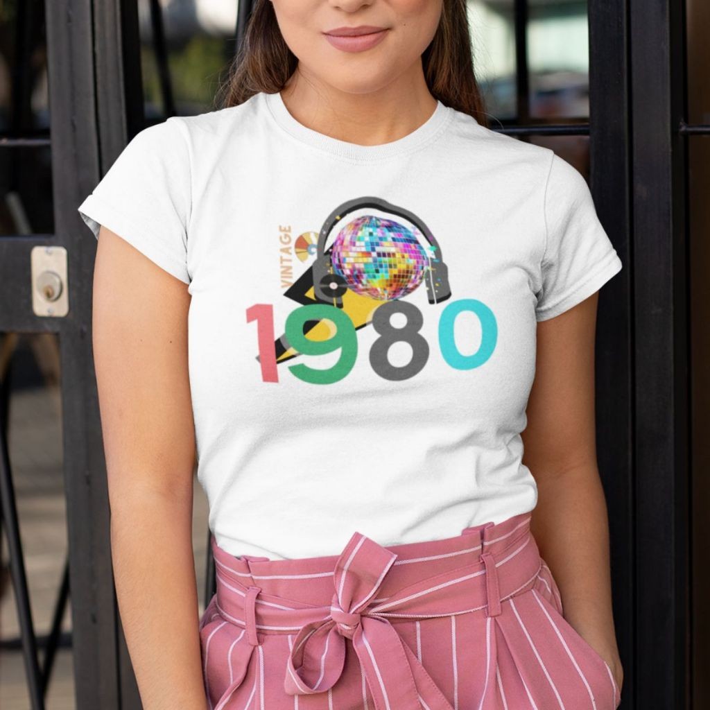 Camisa Camiseta Anos 80 Estampa Vintage Blusa 80's Tshirt Feminina Music Promoção