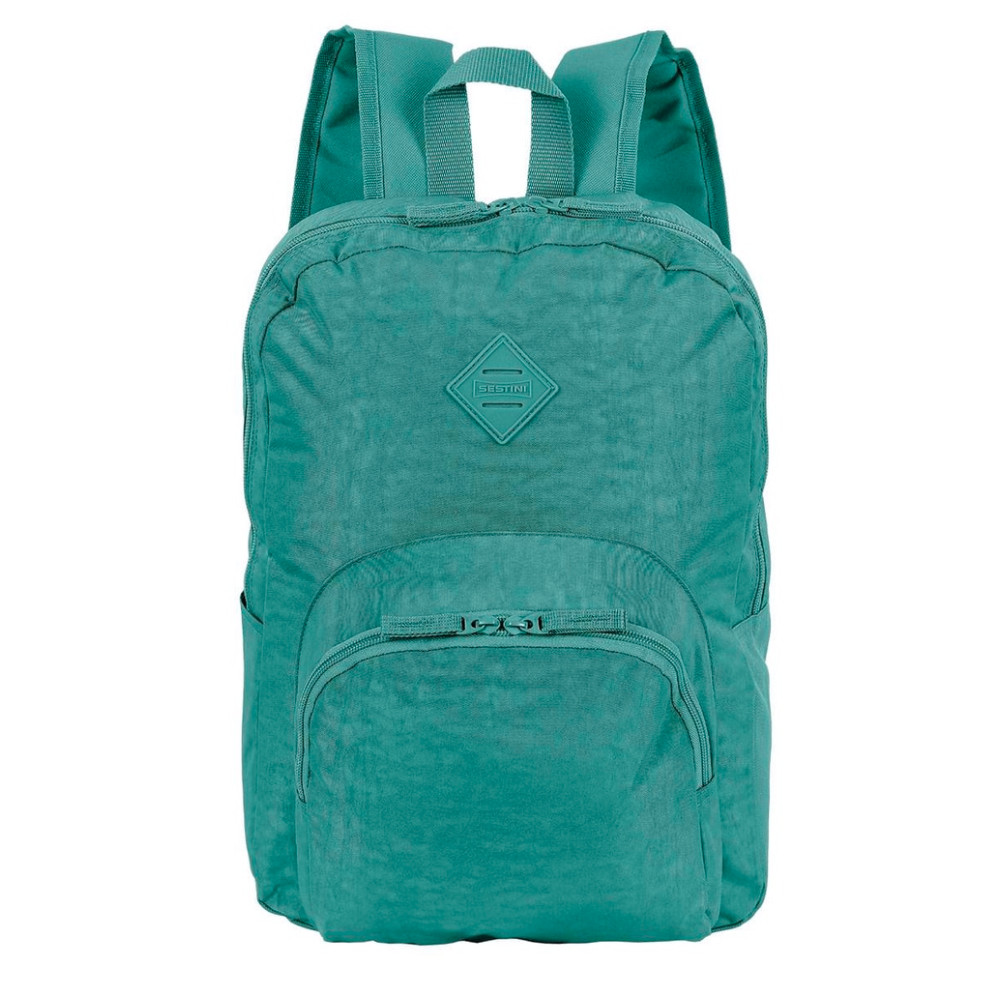 Mochila de Costas Grande Happy Crinkle SESTINI Turquesa