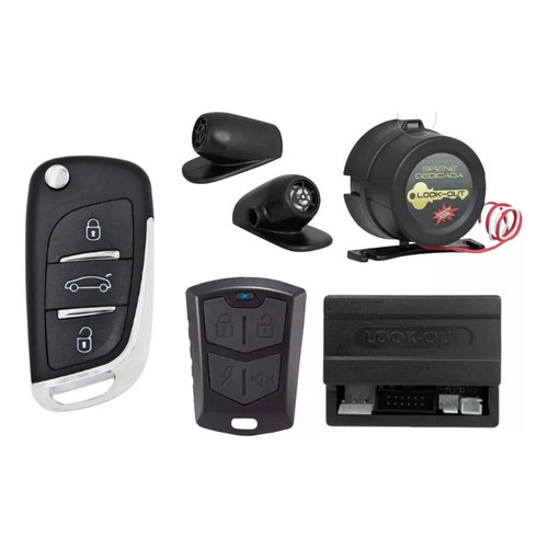 Alarme Para Carro Automotivo Universal Completo + Canivete