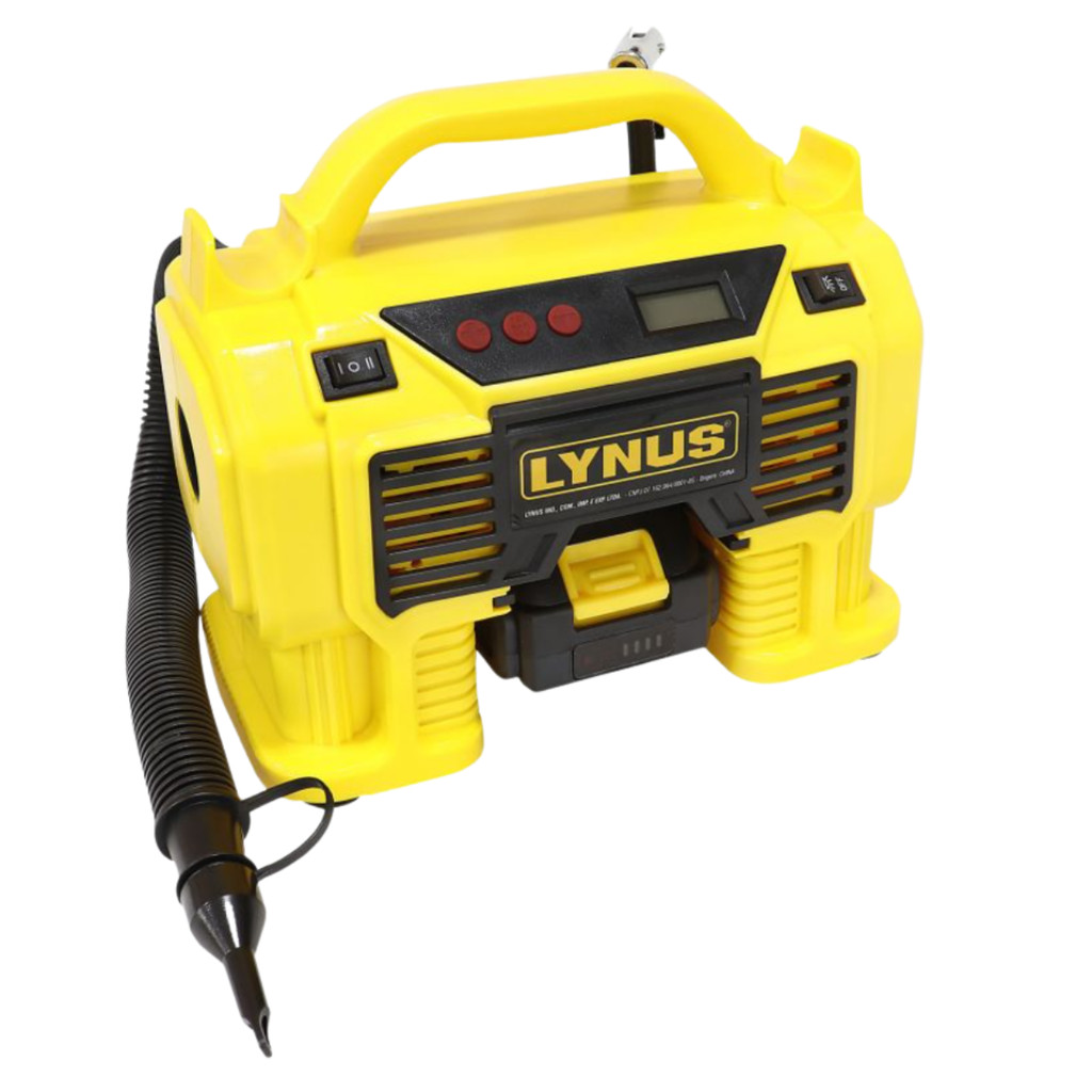 Compressor de Ar Portátil Lynus 20V CABI-20160 Com Calibrador Digital · foto 2