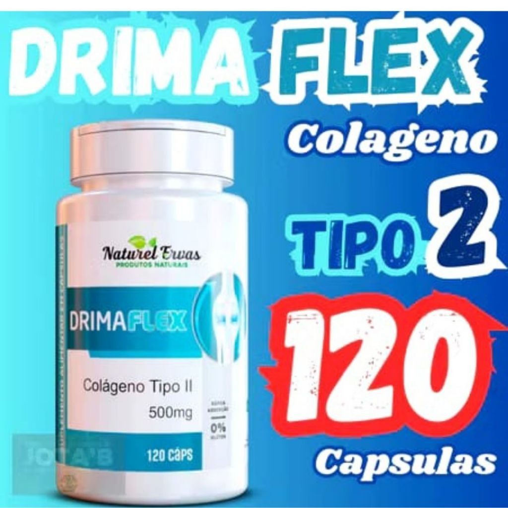 Colágeno Tipo 2 120 Capsulas extra ossos e cartilagens fortes