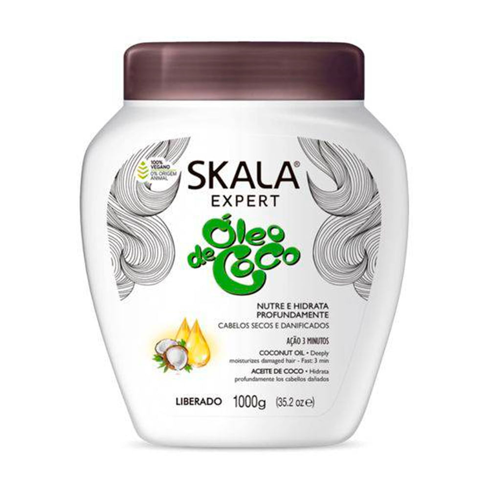 Creme de Tratamento Skala Óleo de Coco 1Kg - Beauty