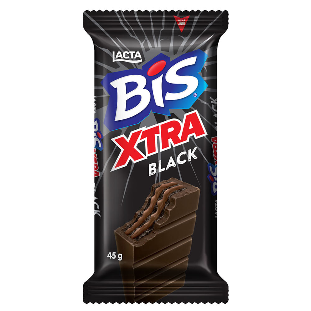 Chocolate Bis Lacta Xtra Black 45g - Food & Beverages