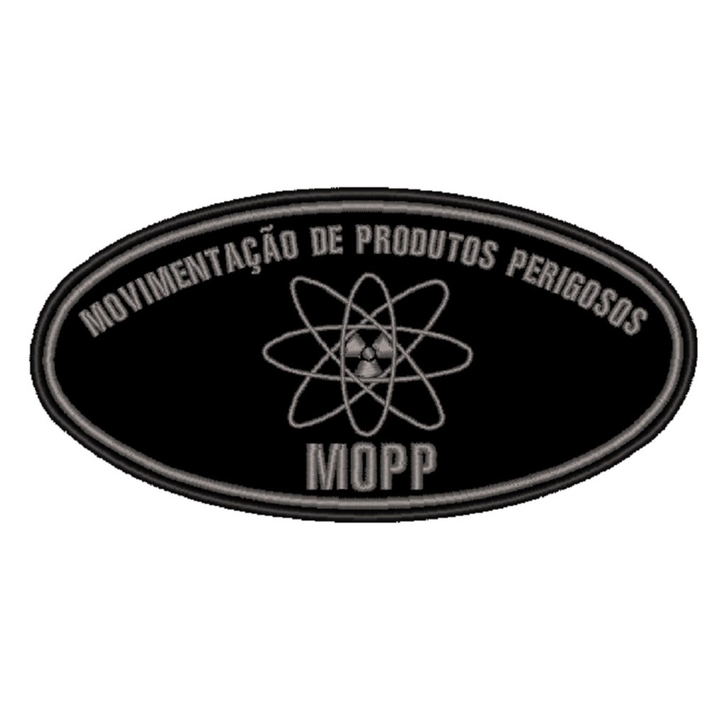 Breve MOPP Movimentações de Produtos Perigosos Cinza & preto
