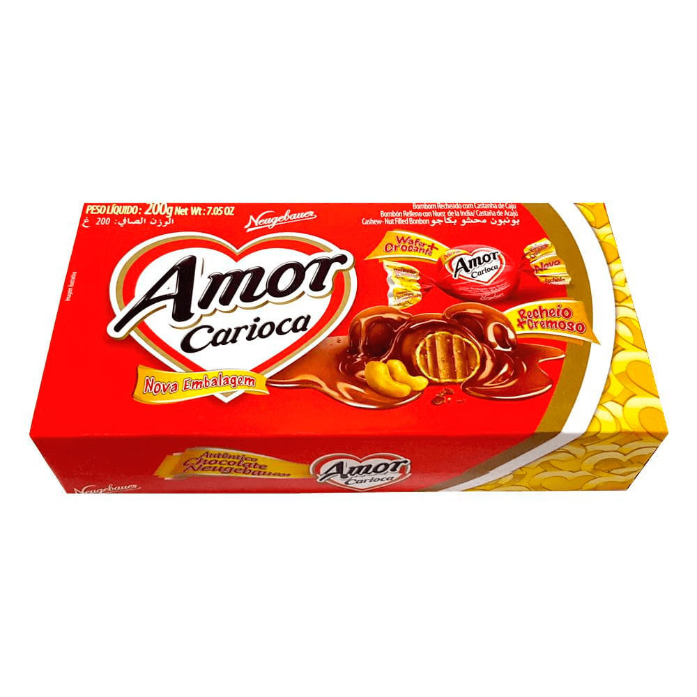 Bombom Amor Carioca Neugebauer 200g - Food & Beverages