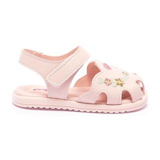 Sandália Menina Baby Floral com Coração em Oferta na Shopee
