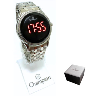 Relógio Champion Feminino Digital Led Prateado CH40204T em Oferta na Shopee