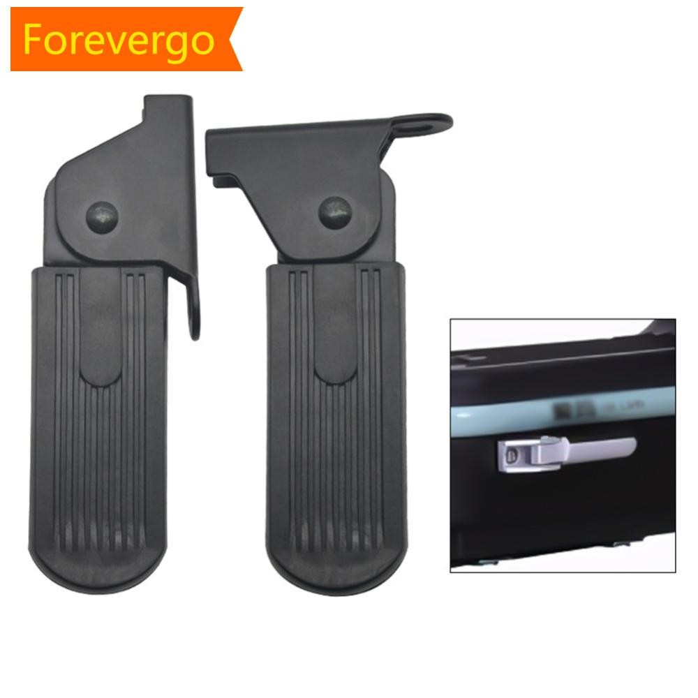 forevergo 2 Peças 5cm 7cm Motocicleta Bicicleta Elétrica Pedais Dobráveis Assento Traseiro Suporte Para Pés F5J8