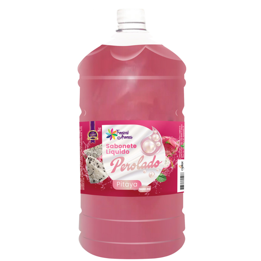 Sabonete Líquido Perolado Pitaya 1,8L Tropical Aromas em Oferta na Shopee