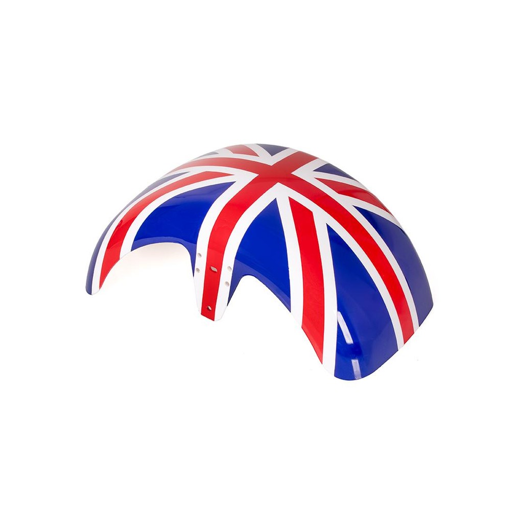 Detalhes do Paralama Dianteiro para Scooter Elétrica X7 Hawk Bandeira Inglaterra
