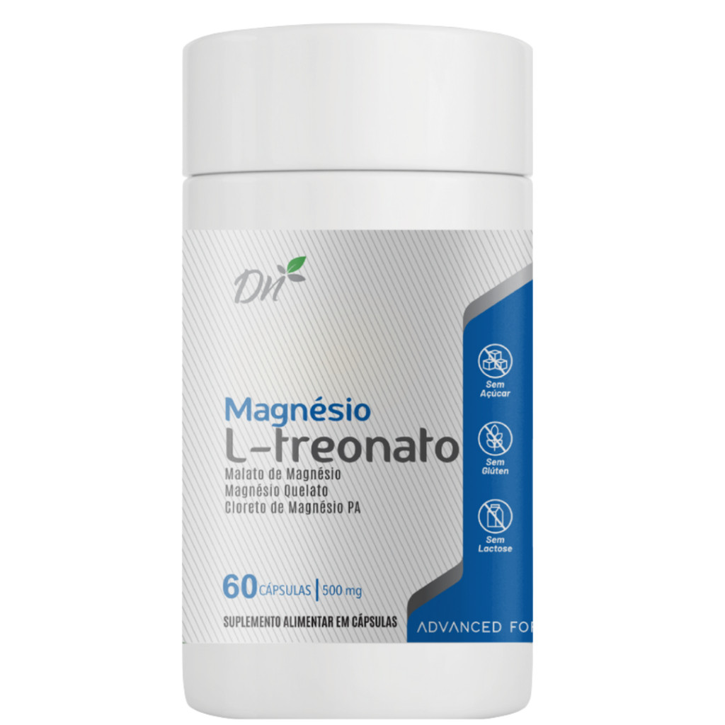 Magnésio L - Treonato 260mg 100 Cáps Denature