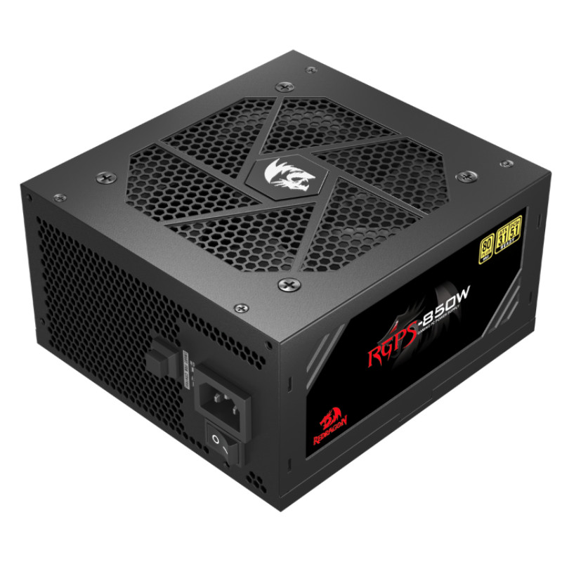 Fonte Gamer Redragon 850W RGPS Full Modular 80 Plus Gold ATX 3.1 PCIe 5.1 12V-2x
