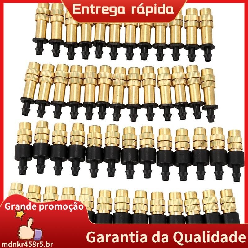 50PCS Pulverizador Ajustável De Latão De Névoa Atomizador De Bico Para Irrigação De Mini Jardim mdnkr458r5 . br