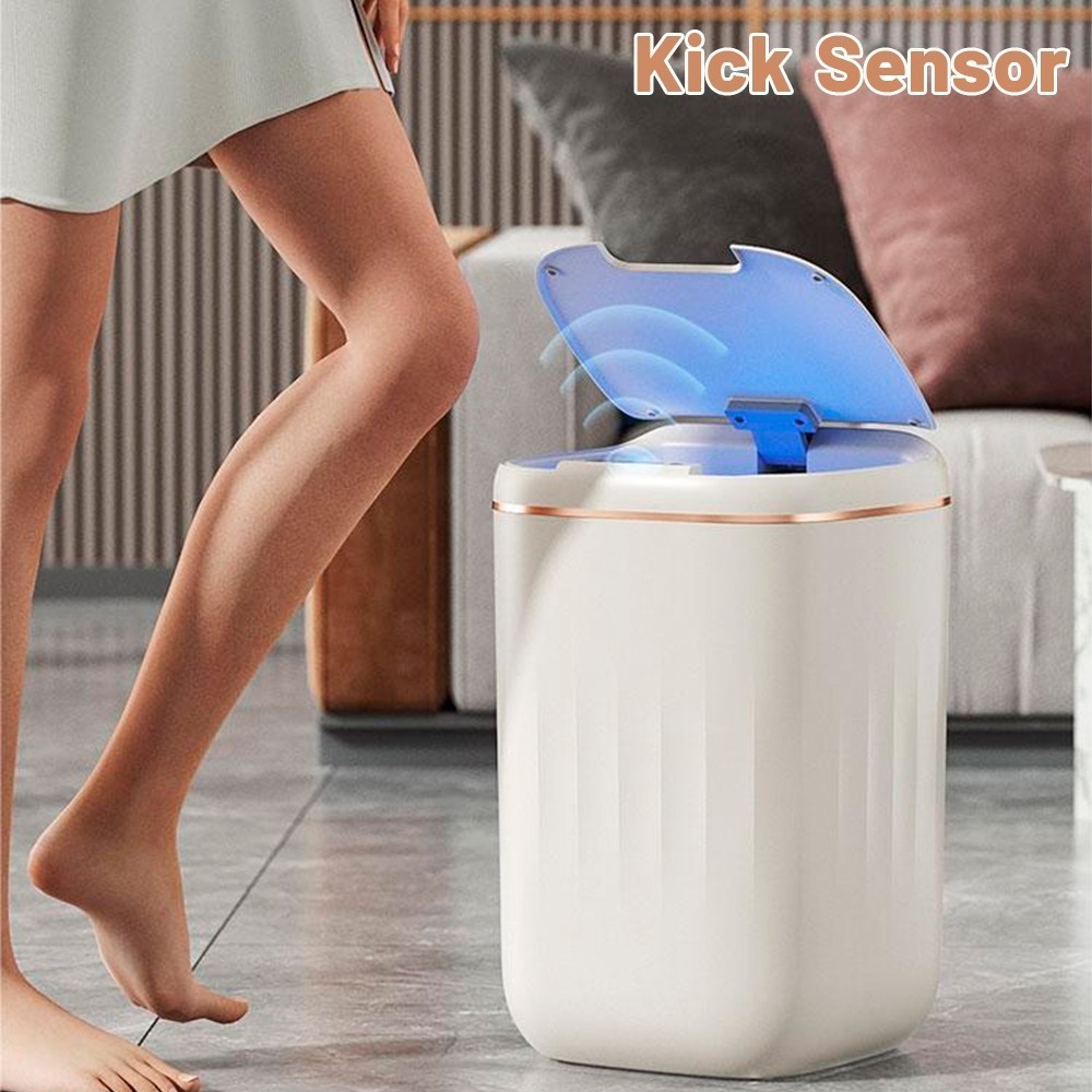 20L display digital grande capacidade 3 modos sensor inteligente lata lixo cozinha banheiro carregamento USB