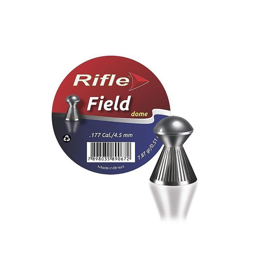Chumbinho Rifle Field  Dome 4,5mm - 250 Un em Oferta na Shopee