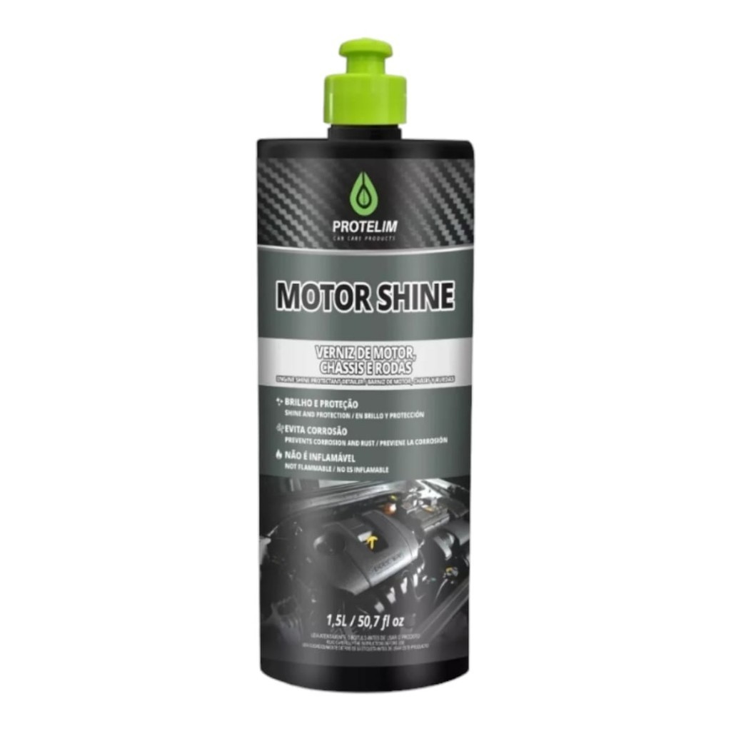 Motor Shine Verniz De Motor E Caixa De Roda 1,5l Protelim