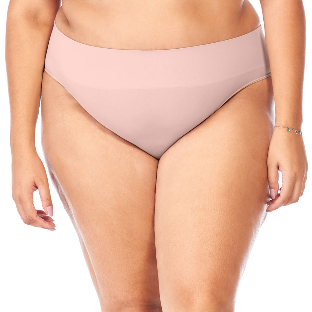 Imagem Calcinha Tanga Plus Cós Alto sem Costura Blush
