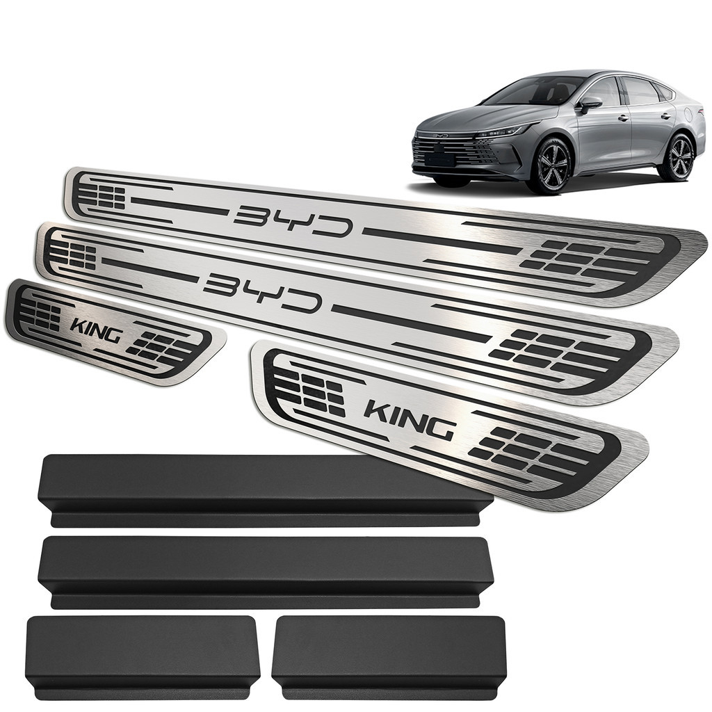 Soleira de Porta BYD King 24/.. Baixo Relevo - Aço Inox em Oferta na Shopee