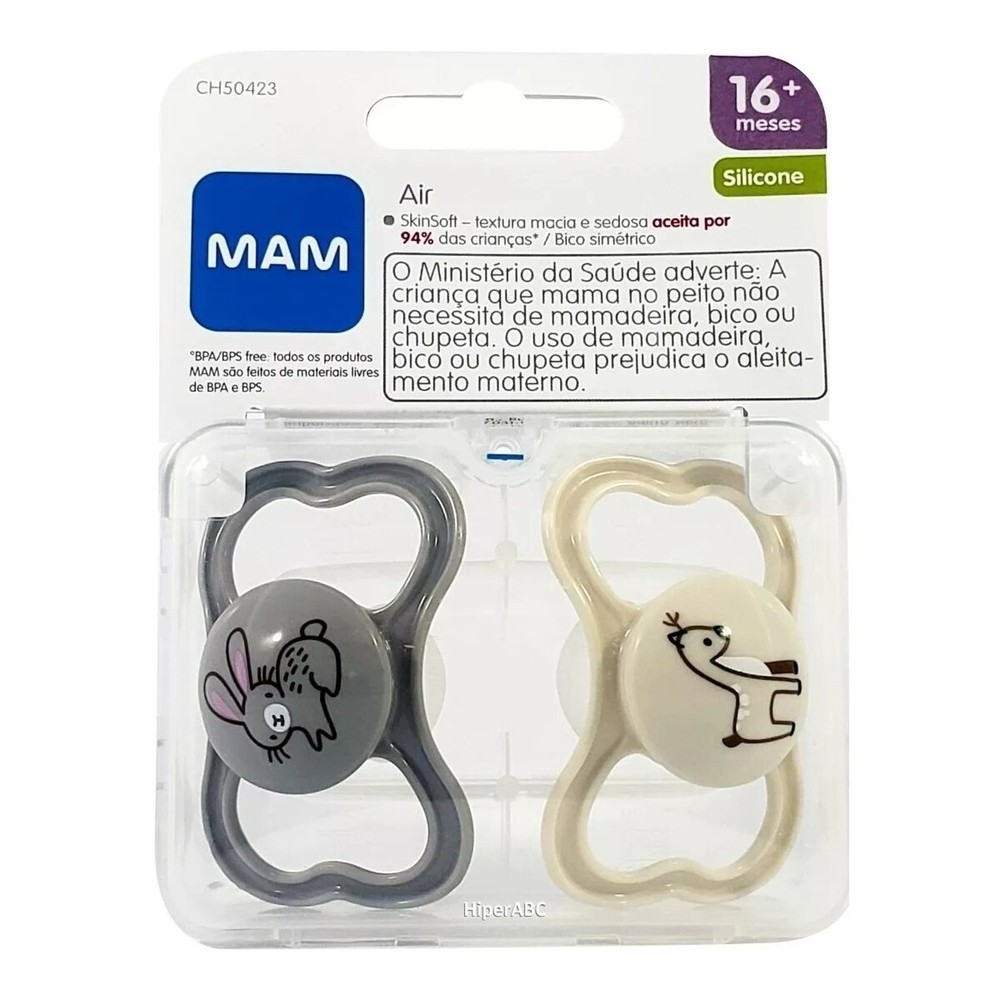 Chupeta MAM Air 16+ Neutra 2 Unidades