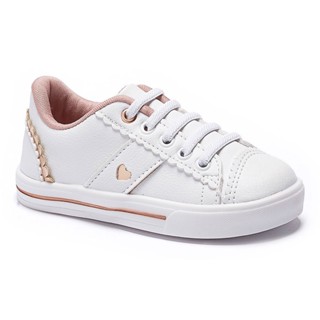 Tênis Calce-Fácil Infantil Menina Cadarço Elástico Babadinhos Pequito em Oferta na Shopee
