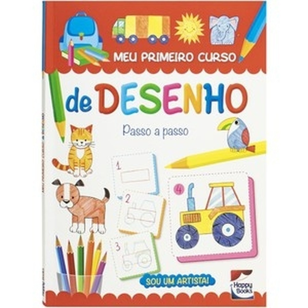 Sou um artista! Meu primeiro curso de desenho em Oferta na Shopee