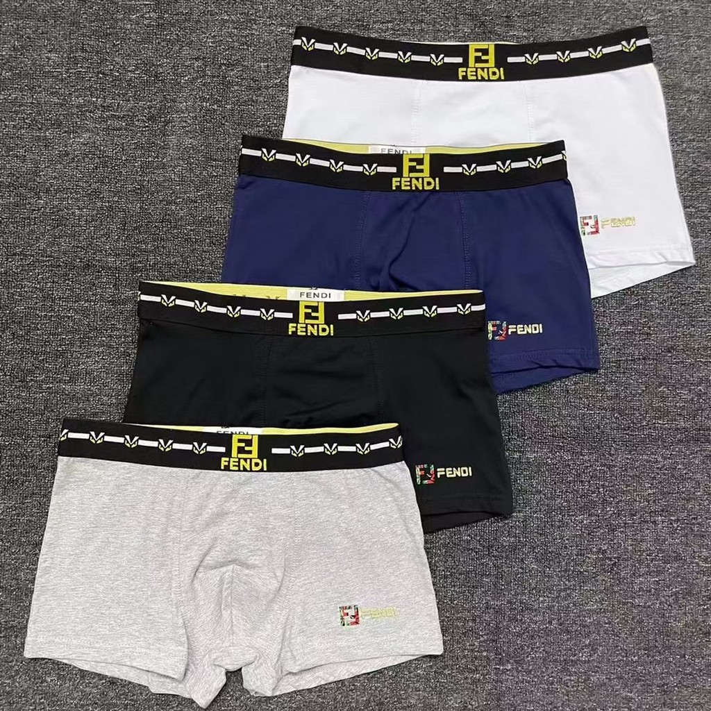 5 pcs ★ Roupas Íntimas Masculinas De Algodão Puro Boxer Popular Briefs