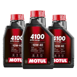 KIT 3 LITROS ÓLEO MOTUL 4100 SYN-NERGY SPEC 10W-40 AUTO