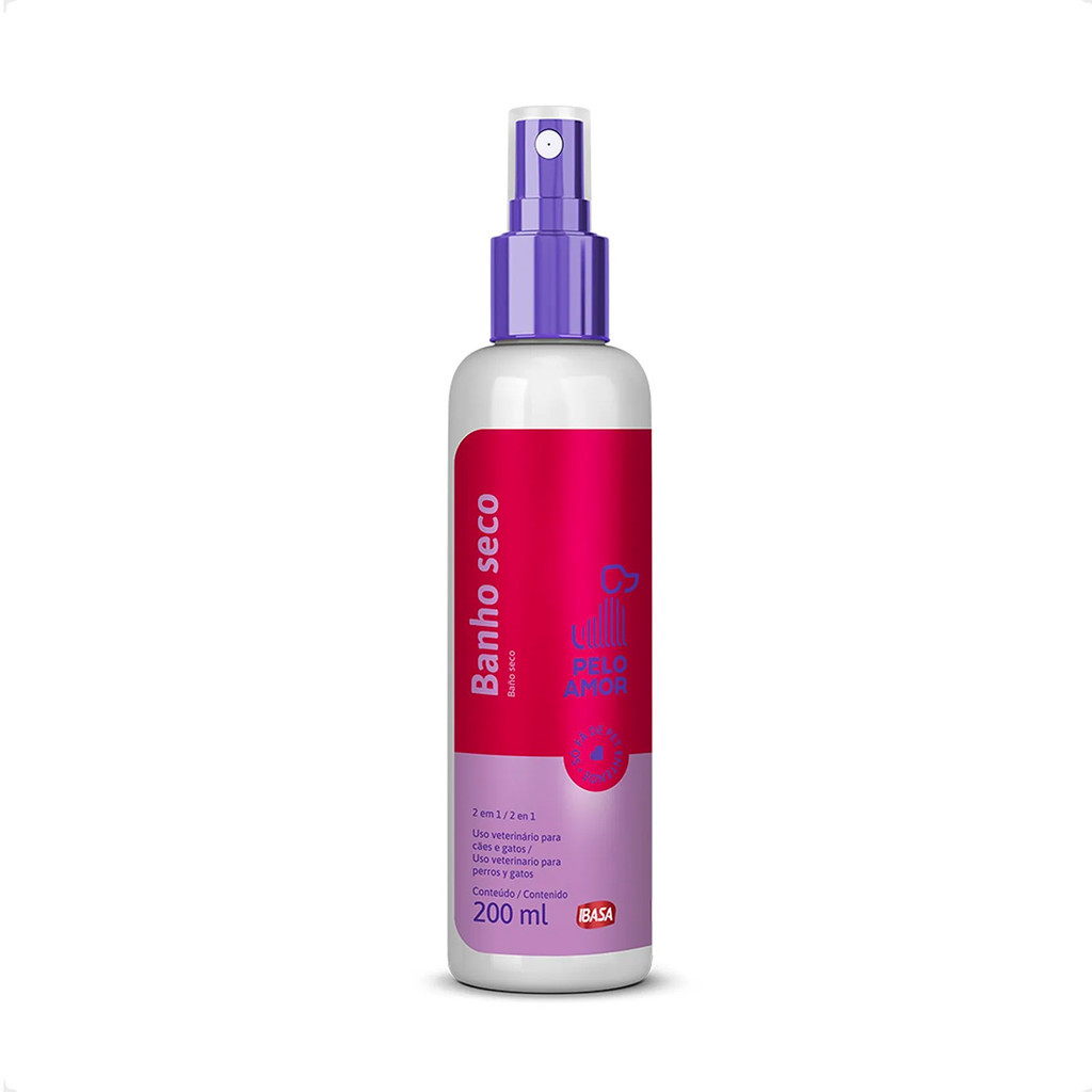 Banho Seco Pelo Amor Ibasa Higienizador - 200ml - Pets