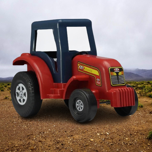 Trator brinquedo criança roda livre fazendinha material bom presente aniversario varias cores agro