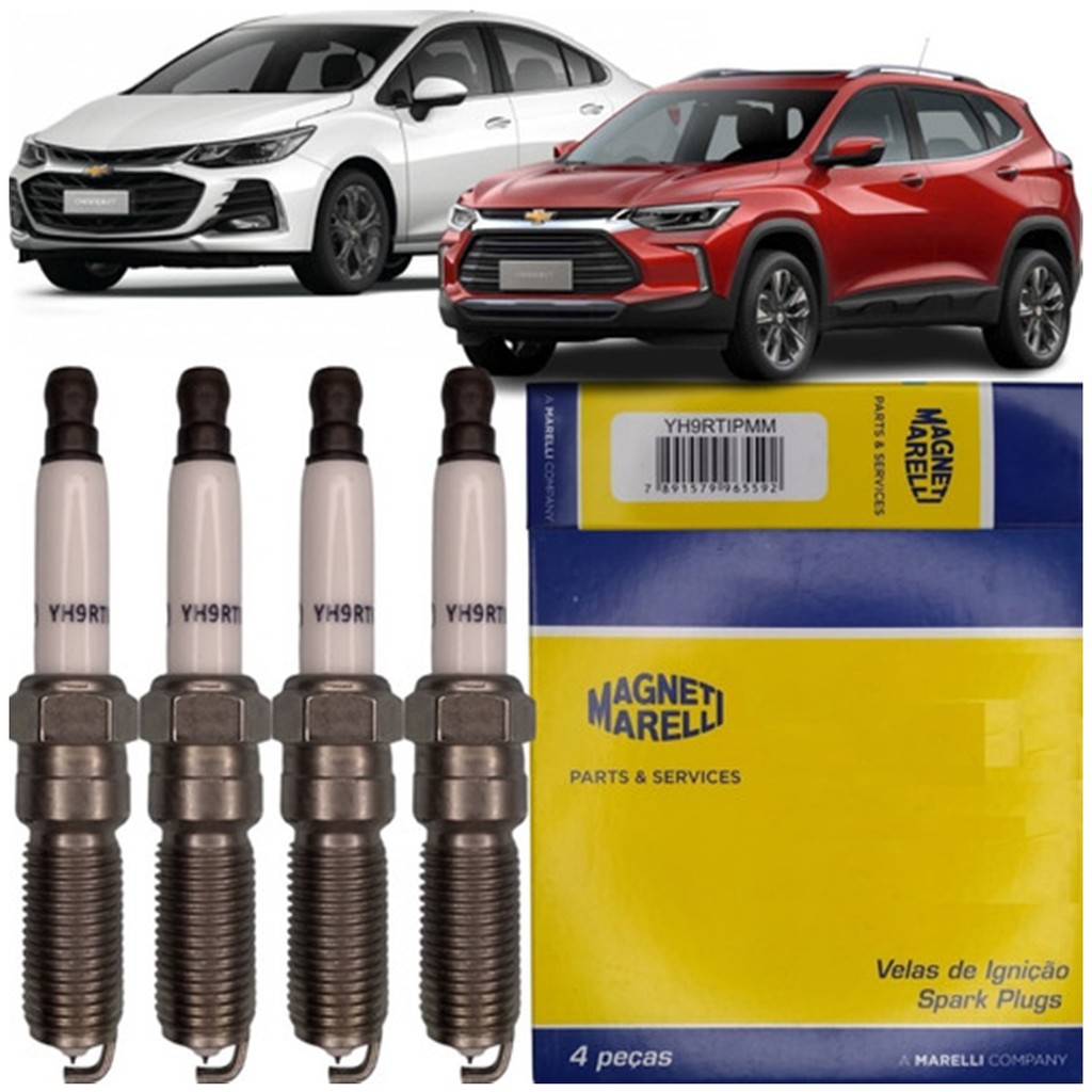 Jogo Velas Ignicao Tracker 1.4 Turbo Cruze 1.4 Turbo 2016... em Oferta na Shopee