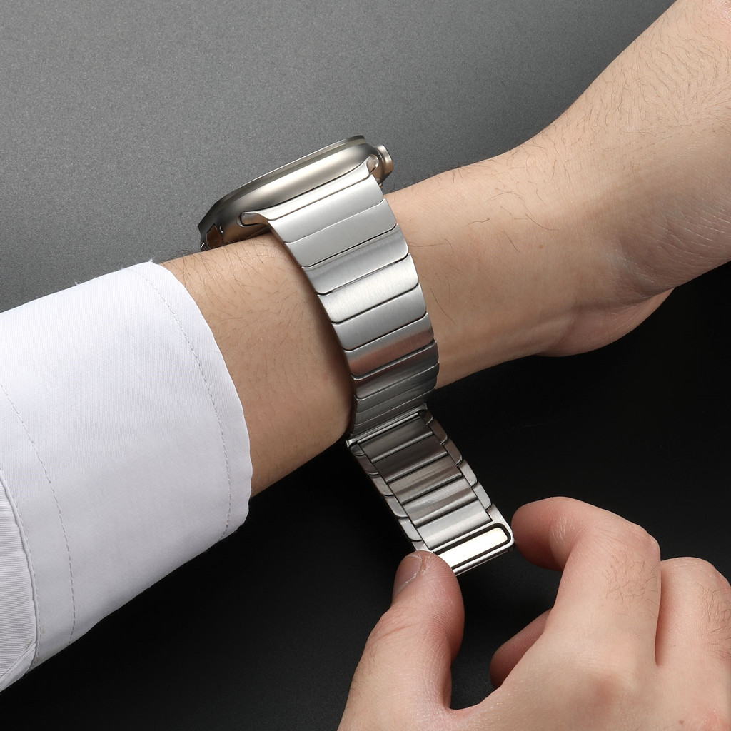 Pulseira magnética de aço inoxidável Adequada para iwatch ultra s11/10/9 /8 /7 Premium Metal Série iwatch 49mm/45mm/46mm
