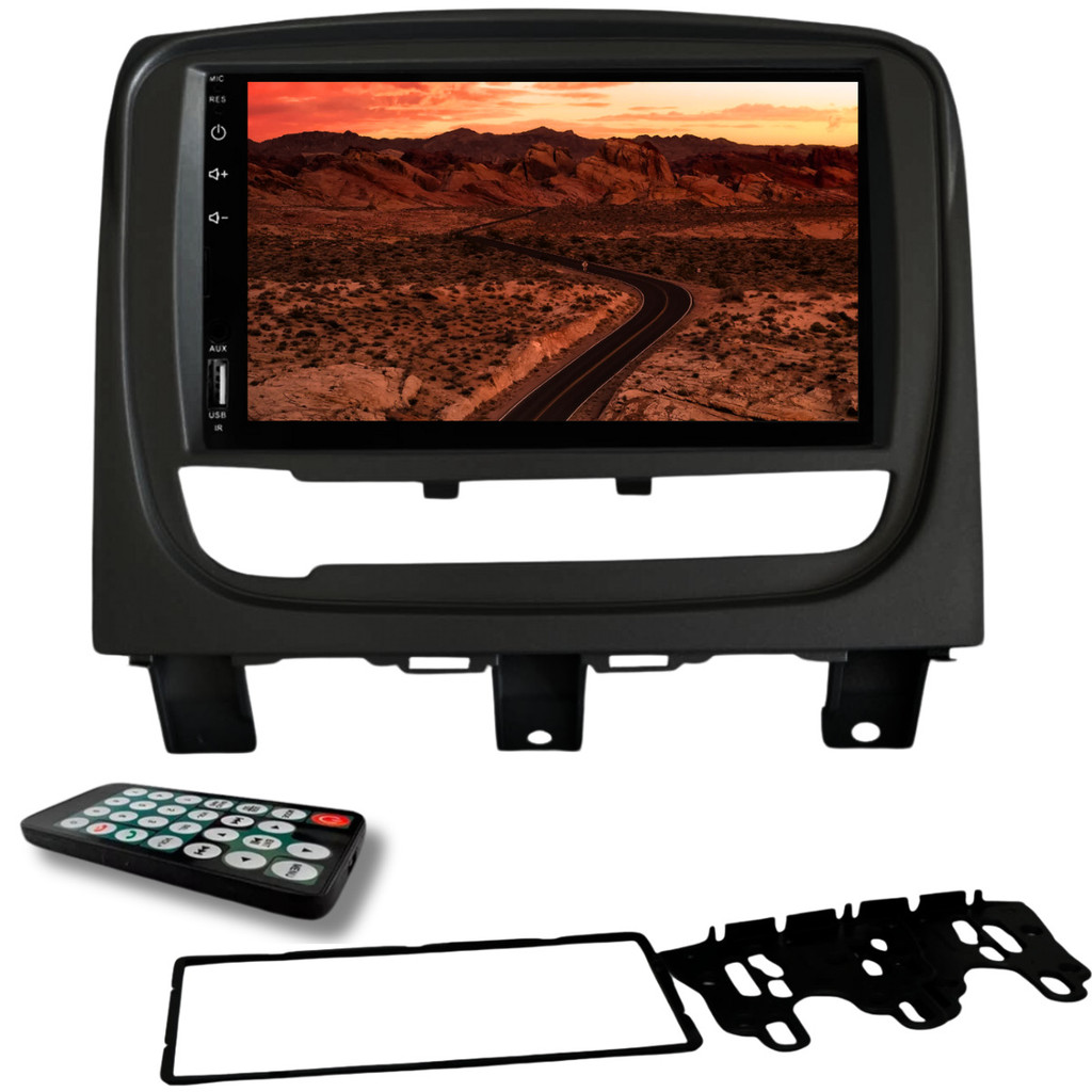 Kit Central Multimídia Strada 13/19 Com Moldura 7pol Grafite em Oferta na Shopee