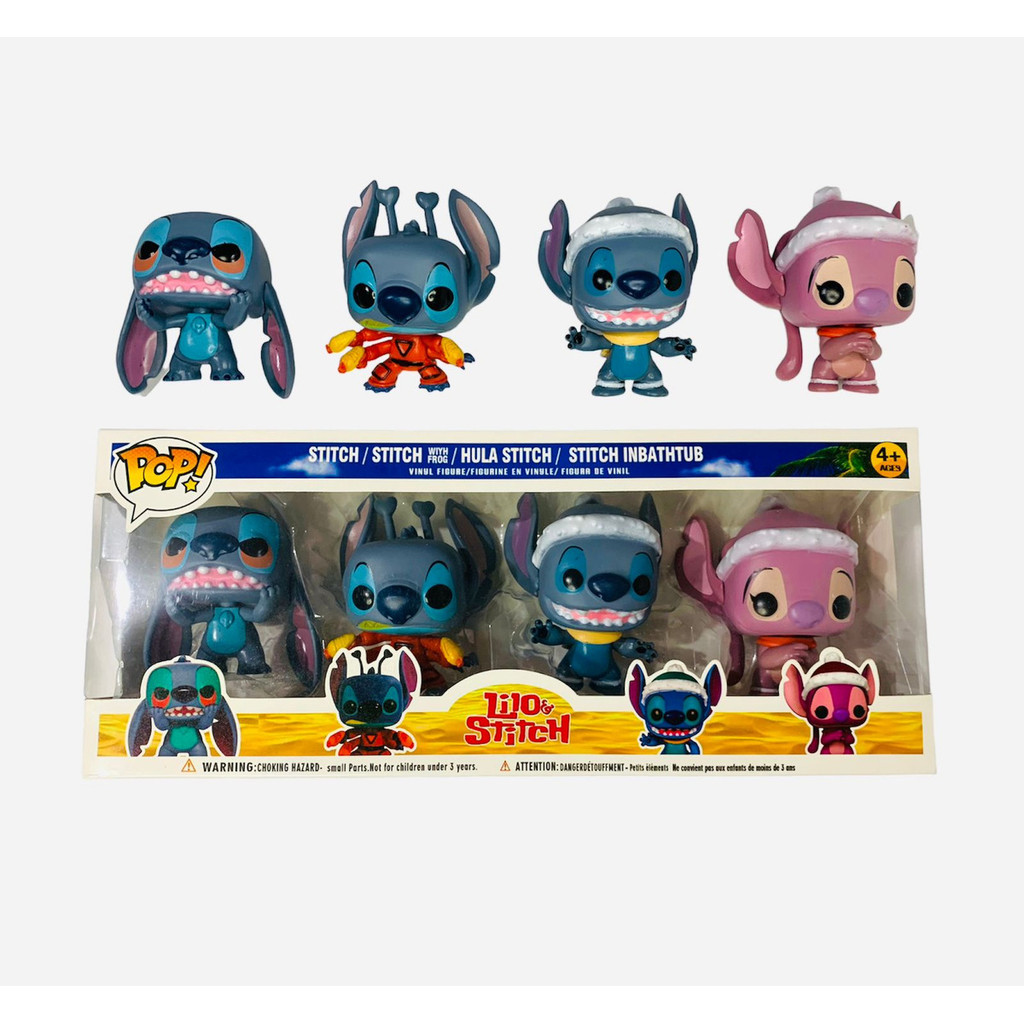 Pop Lilo & Stitch Bonecos 4 Stitch E Angel Desenho Animado