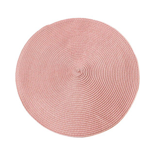 Lugar Americano Redondo 38cm Rosa Mesa Posta Decoracao Cozinha Trama Poliester em Oferta na Shopee