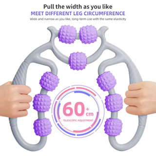 Massageador Manual de 9 Rolos - Alívio Dor Corporal e Massagem de Perna em Oferta na Shopee