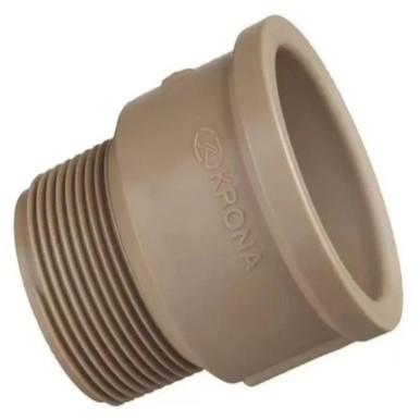ADAPTADOR MARROM CURTO SOLDAVEL KRONA - 25MM X 3/4"
