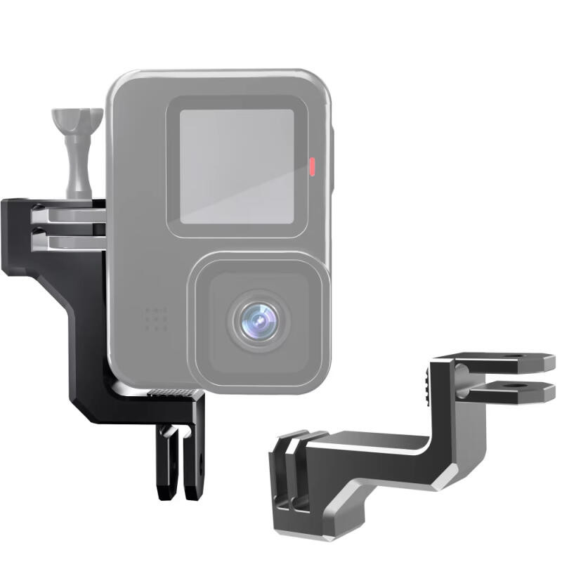 Suporte Vertical Para Câmera De Ação CNC , Adaptador De Montagem De Braço De Ajuste Gopro 13 12 11 10 9 , Acessórios De Primeira Visão De Tiro