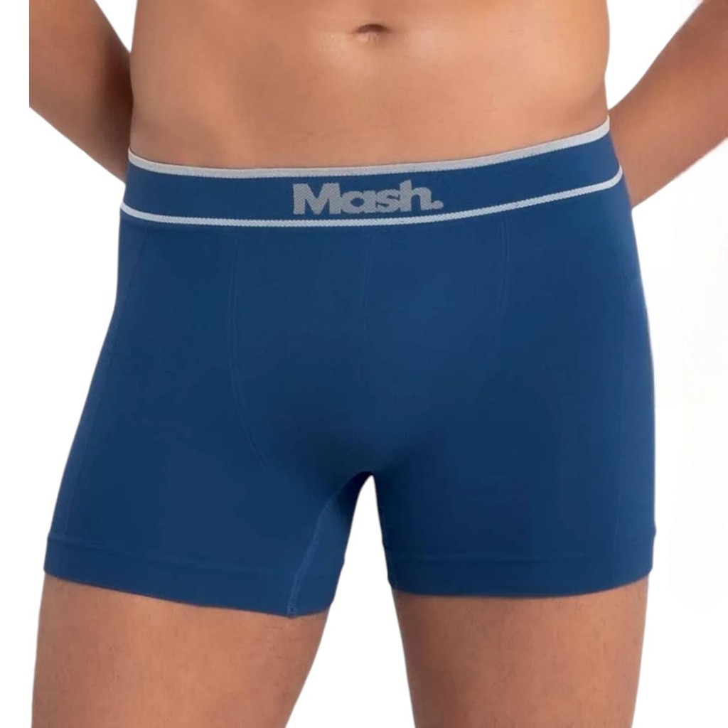 Kit 2 Cuecas Boxer Microfibra sem Costura Masculino Mash
